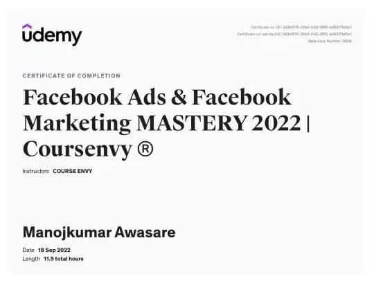 Facebook & Meta Ads Certification